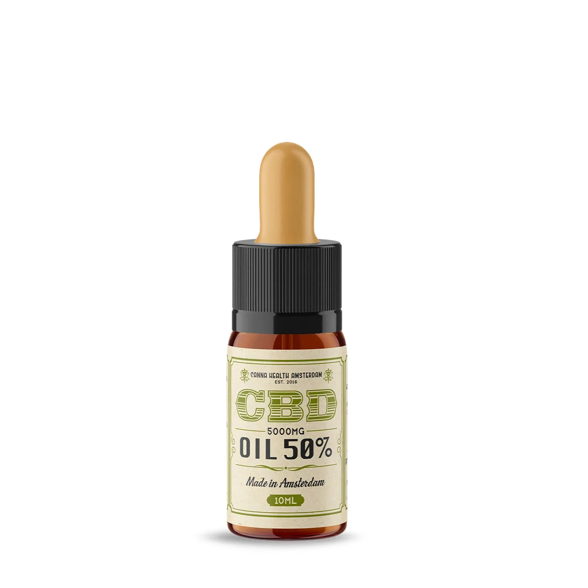 50% CBD Isolate 10ml - Canna Health Amsterdam 50% CBD Oil - 5000 mg - 10ml - Image 1