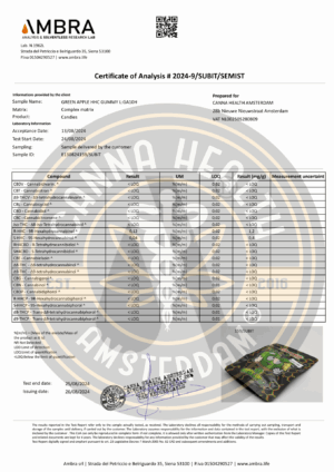 HHC GUMMY: GREEN APPLE 100 mg HHC - Image 2
