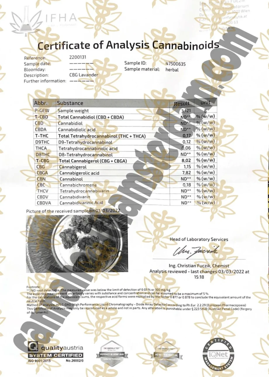 Get Beezy CBG-CBD - Τριμμένος Ανθός Κάνναβης - 20g - Image 3