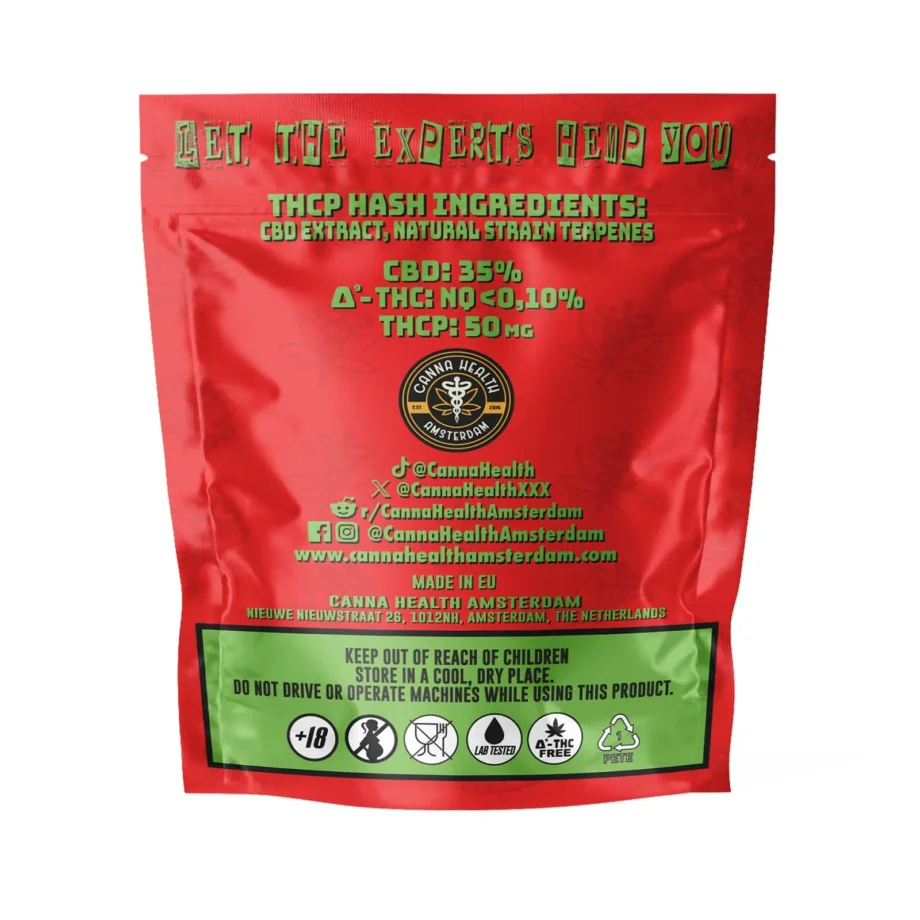 thcp hash info - canna health amsterdam