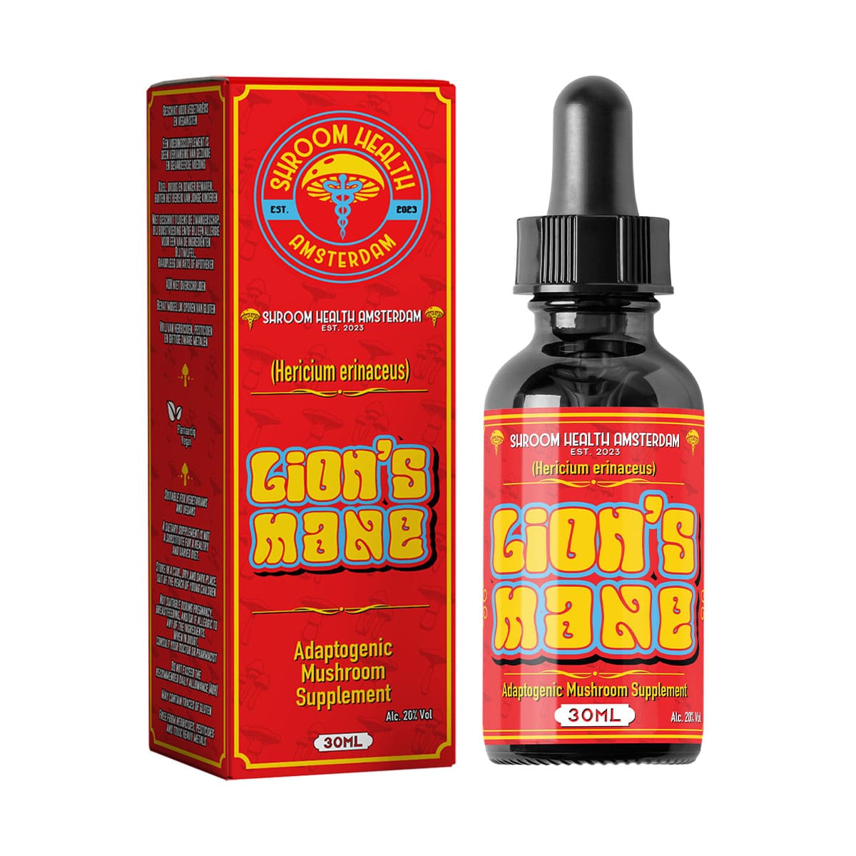 Lions-mane-30ml-min-2 Lions mane - 30ml - Shroom Health Amsterdam