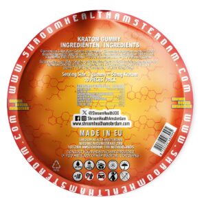 kratom gummies back side