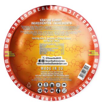 kratom gummies back side
