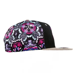 Ellie Paisley Bear Floral Snapback Hat - Image 2