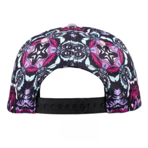 Ellie Paisley Bear Floral Snapback Hat - Image 3