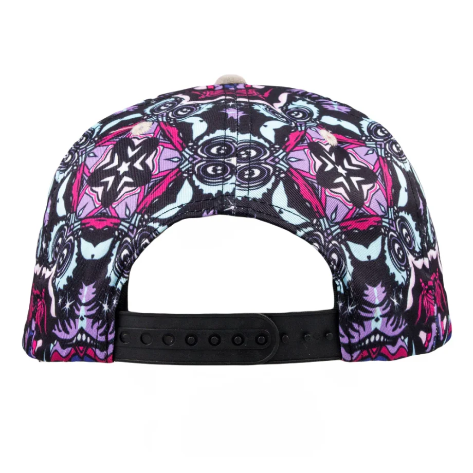 Ellie Paisley Bear Floral Snapback Hat - Image 3