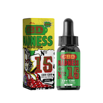 CBD Madness Oil No. 15 CBN CBD – 1000mg CBN, 500 mg CBD (15%) | 10ml