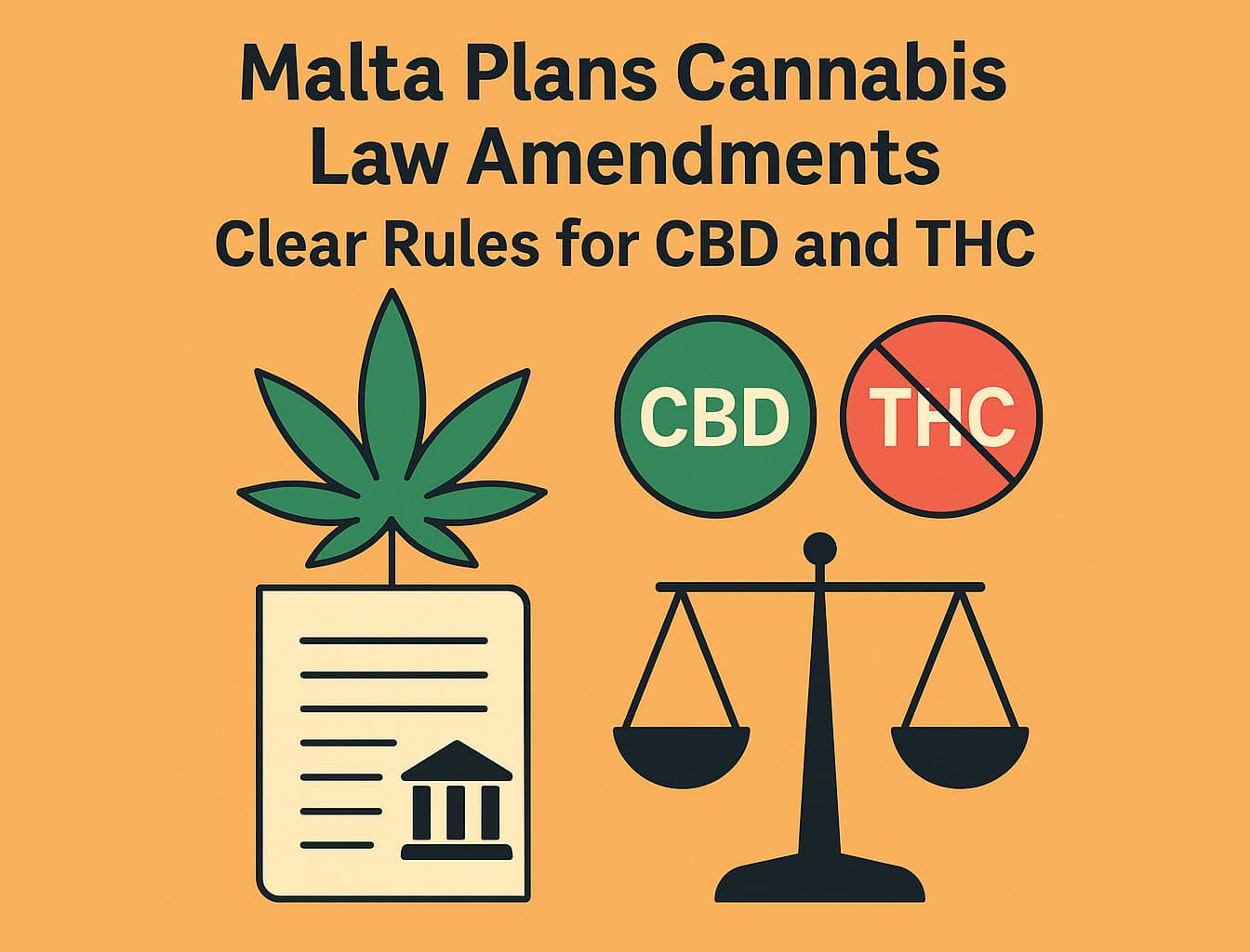 Malta Plans Cannabis Law Amendments to Define CBD and THC Products