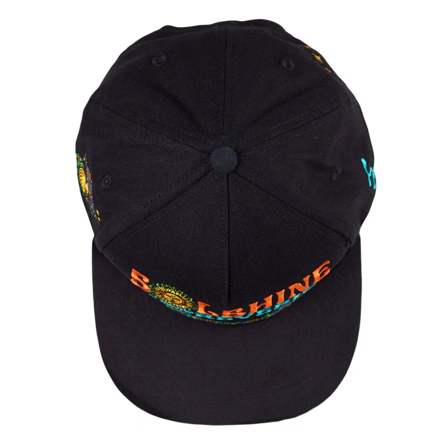 Solshine Reverie Black Snapback Hat - Image 3