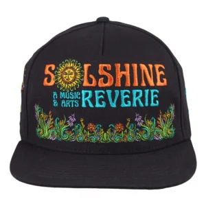 Solshine Reverie Black Snapback Hat - Image 2