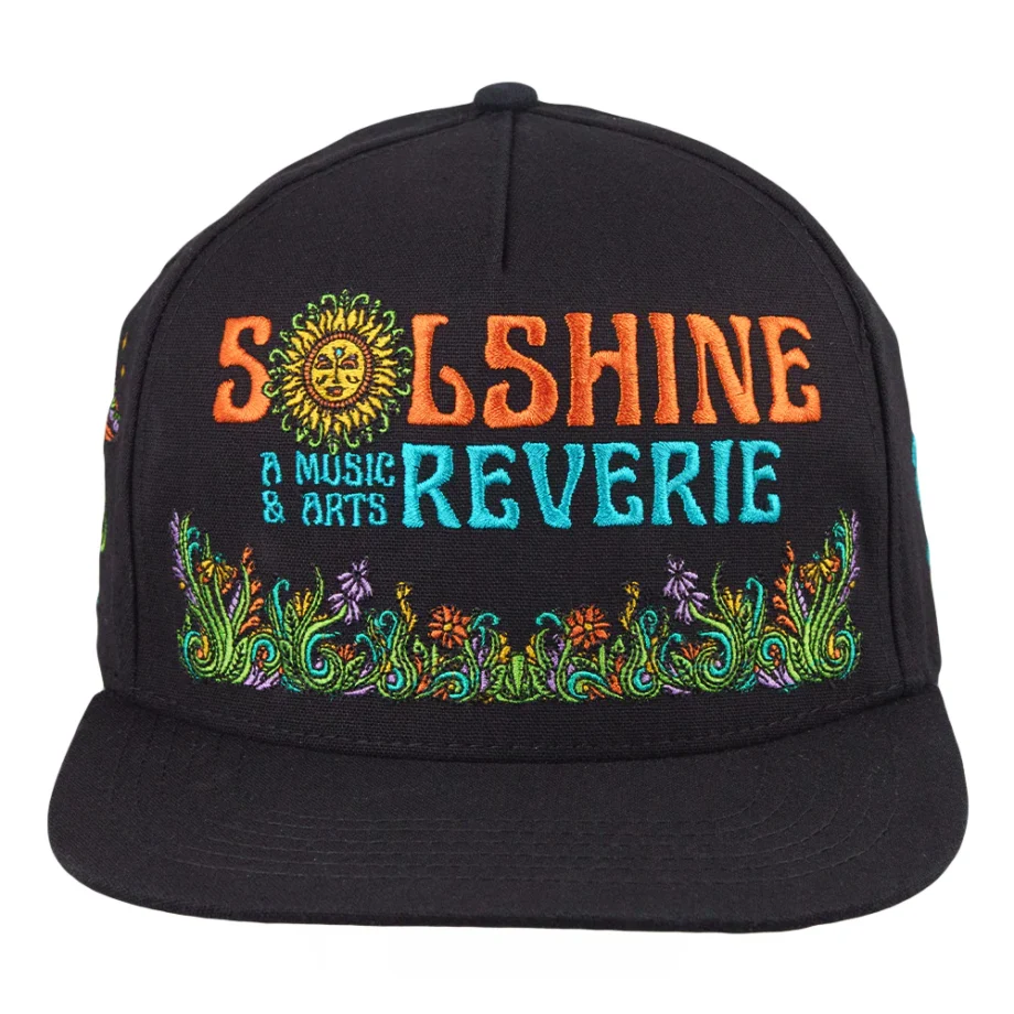 Solshine Reverie Black Snapback Hat - Image 2