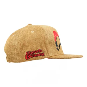 Cheech and Chong Silhouette Tan Snapback Hat - Image 5