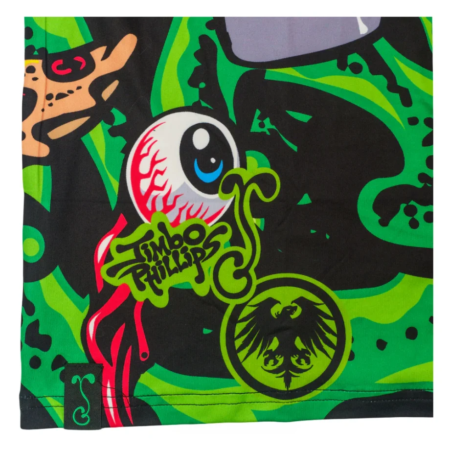 Jimbo Phillips Never Summer Green T Shirt - Image 3