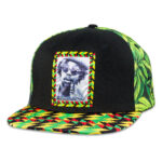Peter Tosh Leaf Print Snapback Hat