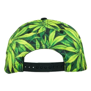 Peter Tosh Leaf Print Snapback Hat - Image 4