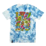 KILLER ACID MUSHROOM BLUE TIE DYE T SHIRT