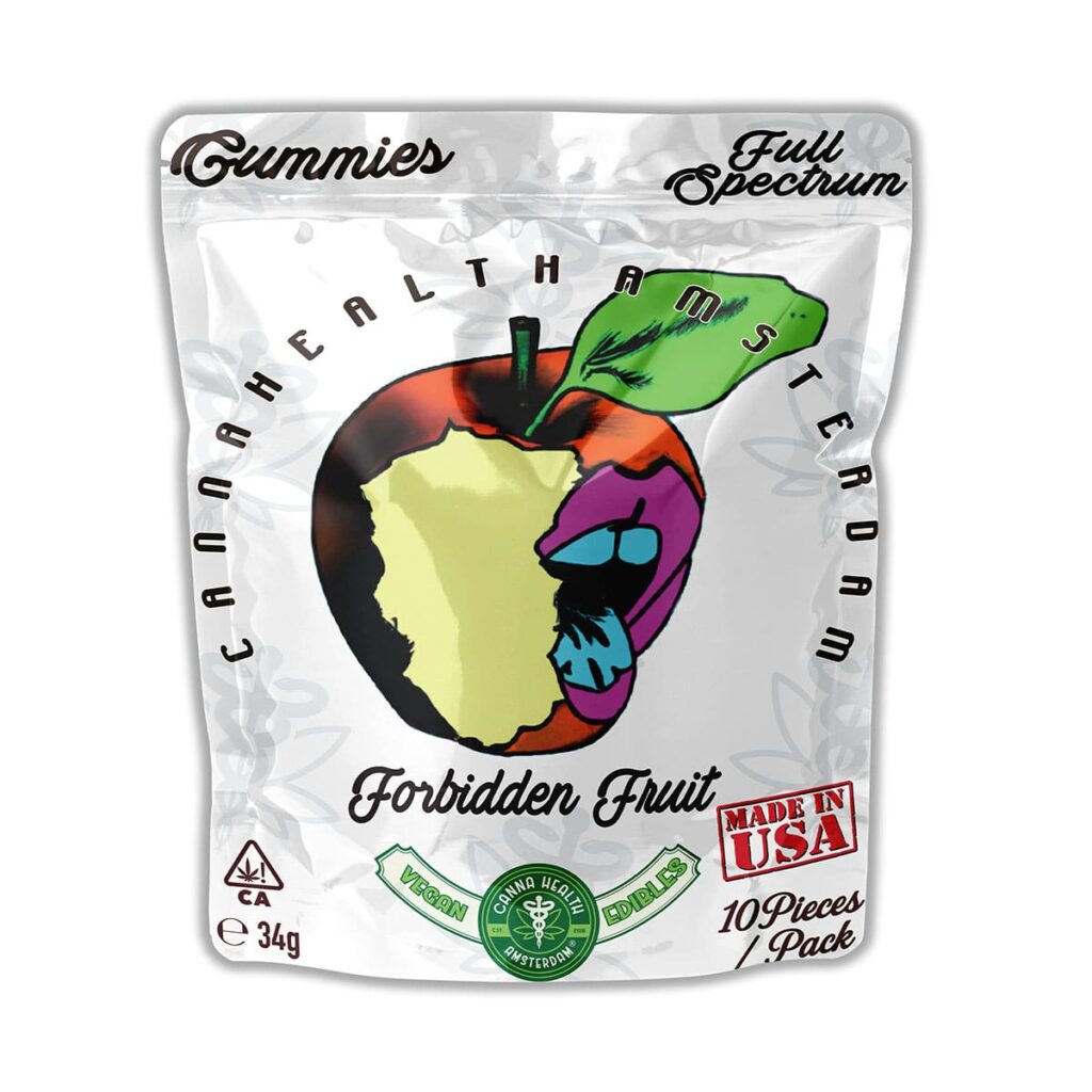 Escape into island mode. These tropical “Forbidden Fruit” gummies hit with a lush, juicy blend of exotic flavours and a smooth full-spectrum vibe.

Perfect for unwinding, elevating your mood, or finding your flow at the end of a long day, they deliver relaxed energy wrapped in a sunny tropical bite.

VEGAN – GLUTEN FREE – MADE IN USA – Full Spectrum